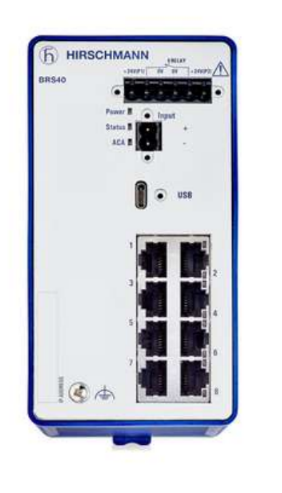 BRS4000089999STCZY9HHSEAXXXXX - MANAGED, INDUSTRIAL ETHERNET RAIL SWITCH, FANLESS DESIGN, IP20 PLAST